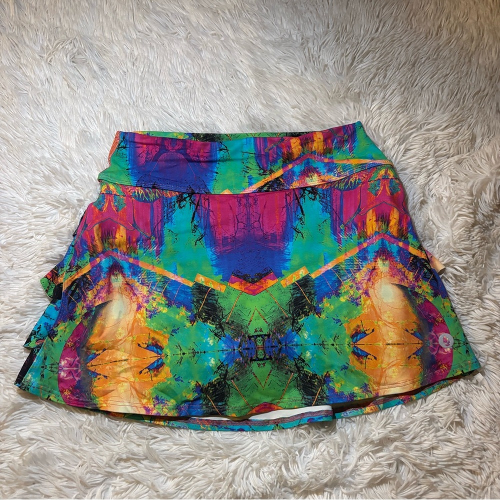 Dona Jo tennis/Pickeball multi color skirt size Small